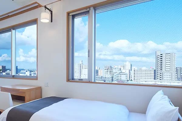 ベッドルーム朝焼け