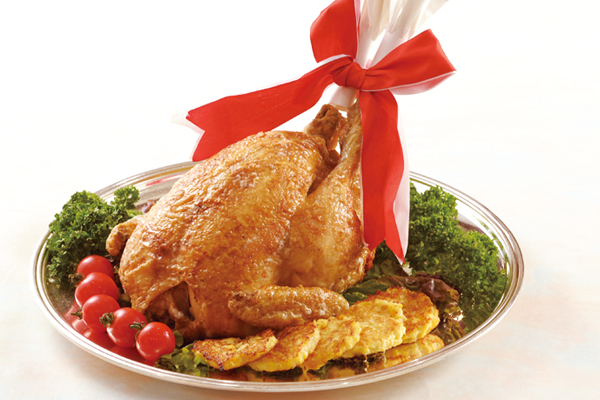 【ローストチキン】丸ごとロースト!ジューシーな味わい。|クリスマス商品|レンブラントホテル大分【公式】レンブラントグループホテル
