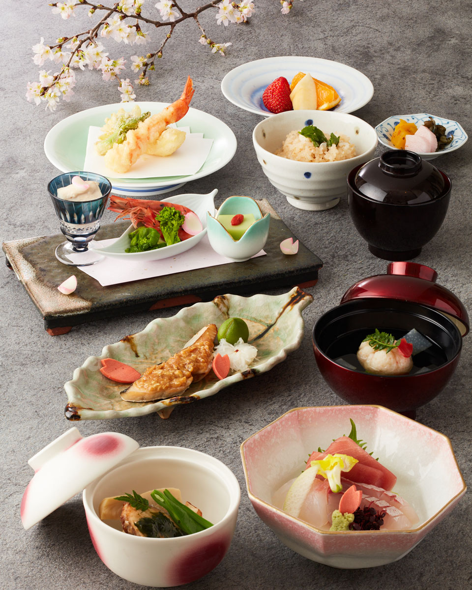 【季節会席・昌】<br>春の味覚～桜鯛と鰆の会席コース～<br>7,727円（税込8,500円）｜会席｜レンブラントホテル東京町田【公式】