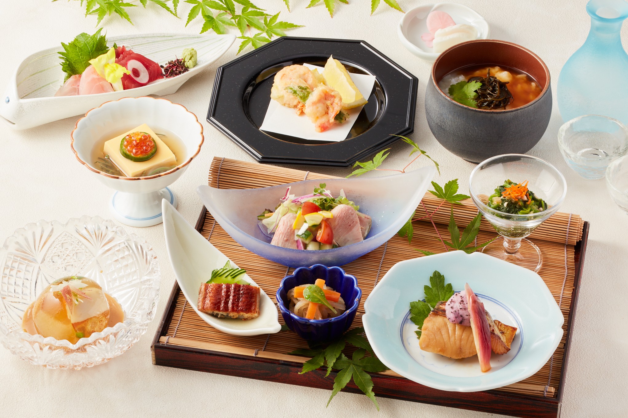 7月,8月｜涼を楽しむ｜涼夏御膳<br>5,500円（税･サービス料込）｜日本料理 四季｜レンブラントホテル海老名【公式】レンブラントグループホテル
