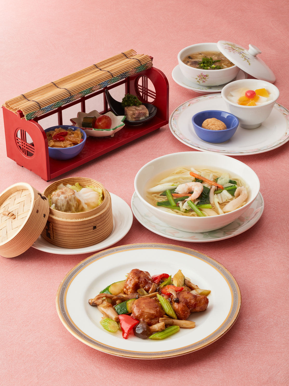 【ランチ限定　楊貴妃ランチ午餐】<br>～コース仕立てで楽しめるお手軽ランチ～<br>2,273円（税込2,500円）｜ランチ｜レンブラントホテル東京町田【公式】