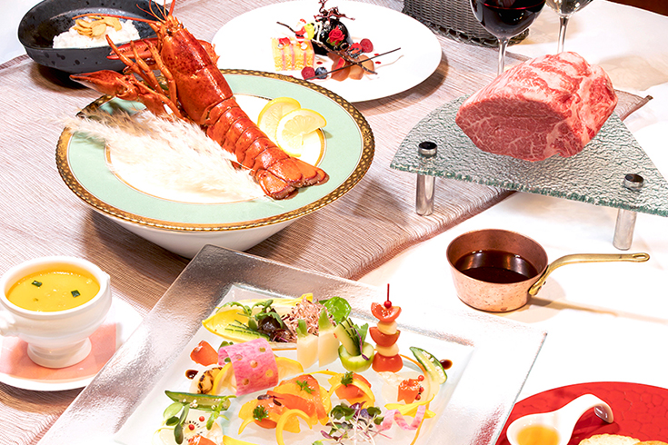 鉄板焼山茶花クリスマスディナーイメージ写真